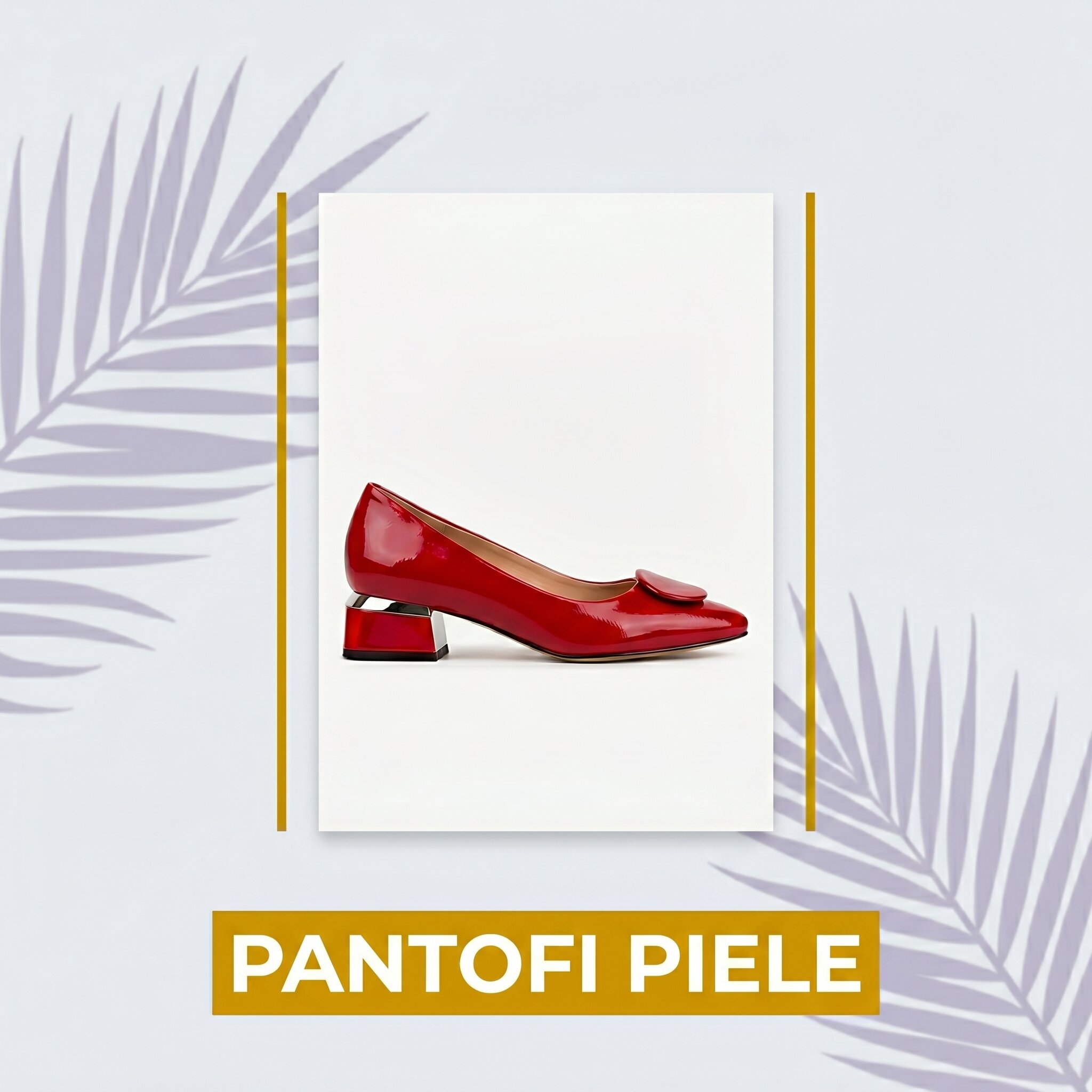 Pantofi Piele