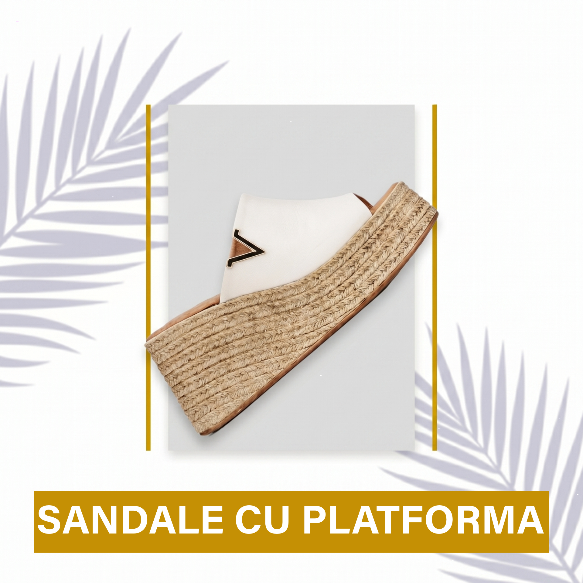 Sandale cu platforma