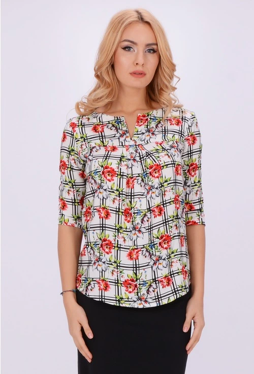 Bluza dama cu imprimeu floral Arden