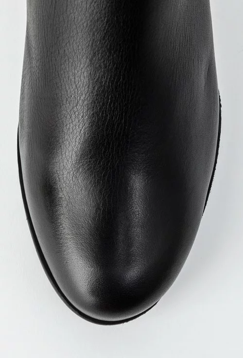 Botine negre elegante din piele naturala Sofia