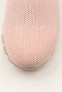 Espadrile roz pal din material textil