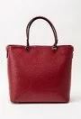 Geanta dama office grena din piele naturala