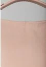 Geantă roz de umar compartimentata din piele
