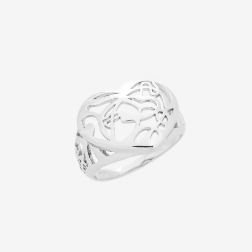 Inel din argint in forma de inima 43535