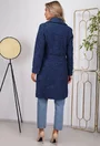 Palton albastru royal cu nasturi
