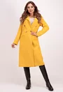 Palton casual galben