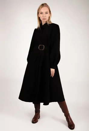 Palton negru elegant