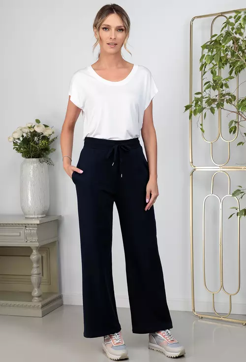 Pantaloni sport bleumarin
