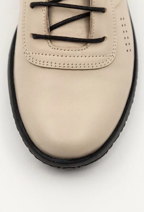 Pantofi casual confortabili din piele naturala taupe