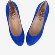 Pantofi din piele naturala albastri Janine
