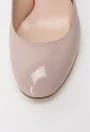 Pantofi nude cu imprimeu tip piele de soparla alb-negru din piele naturala Juno