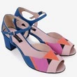 Pantofi din piele naturala model multicolor Ophelia