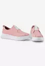 Pantofi din piele naturala roz