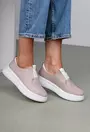 Pantofi din piele naturala taupe
