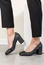 Pantofi din piele naturala texturata Agatha