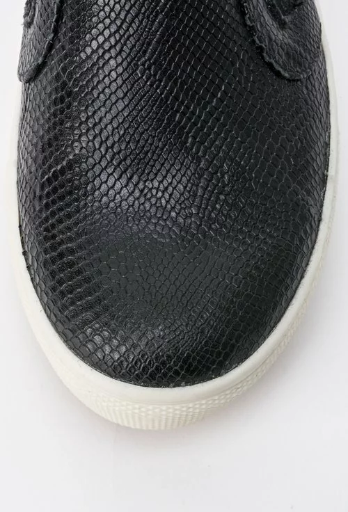 Pantofi negri din piele naturala Akita