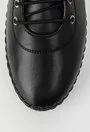 Pantofi negri din piele naturala cu detalii sclipitoare Hiperion