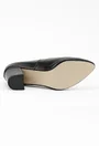 Pantofi office negri din piele naturala