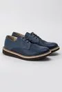 Pantofi Oxford bleumarin din piele naturala Patriss