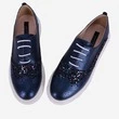 Pantofi Oxford din piele naturală bleumarin Creative