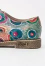 Pantofi Oxford din piele naturala cu imprimeu muticolor Felicity