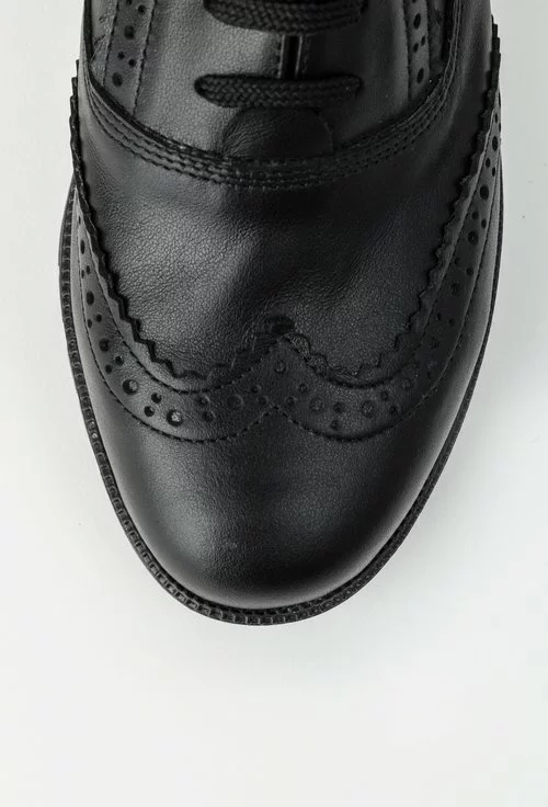 Pantofi Oxford negri din piele naturala July