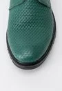 Pantofi Oxford verzi din piele naturala Larisa