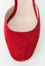 Pantofi rosii din piele naturala Marrie