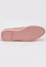 Pantofi roz cu talpa ortopedica din piele intoarsa