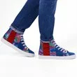 Pantofi sport din piele naturala cu imprimeu multicolor Evelina