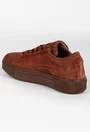 Pantofi sport maro din piele intoarsa