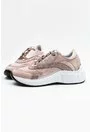 Pantofi sport nuanta roz pal cu aplicatii pietricele