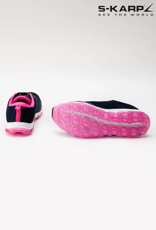 Pantofi sport S-Karp Sneaker Vision nuanta bleumarin cu roz