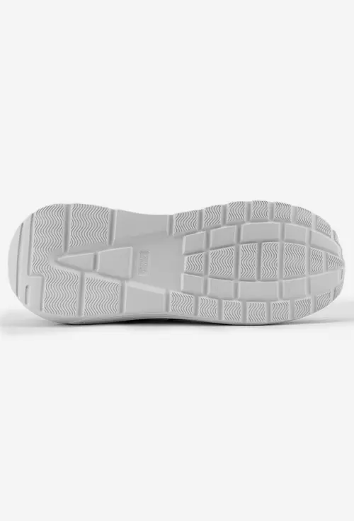 Pantofi sport taupe cu alb din piele