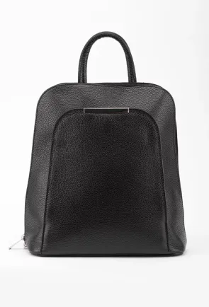 Rucsac dama elegant din piele neagra