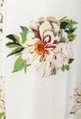 Rochie midi alba cu imprimeu floral Amaya
