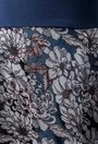 Rochie bleumarin cu imprimeu floral Arabela
