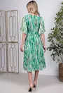 Rochie de vara cu imprimeu verde