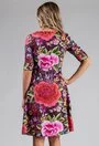 Rochie din bumbac cu imprimeu floral colorat