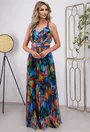 Rochie eleganta multicolora