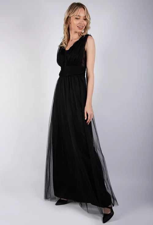 Rochie lunga si eleganta neagra