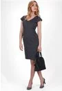 Rochie office gri Paola