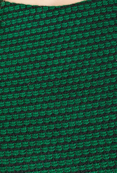 Rochie verde cu imprimeu abstract Zaviera