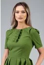 Rochie verde cu jabou