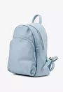 Rucsac dama bleu confectionat din piele naturala