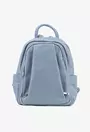 Rucsac dama bleu din piele naturala