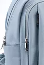 Rucsac dama bleu din piele naturala