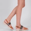 Sandale maro din piele naturala Fabiola