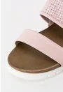 Sandale roz din piele naturala Patsy