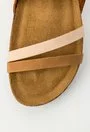 Sandale maro din piele naturala Arleen
